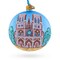 Notre-Dame De Paris Cathedral, France Glass Ball Christmas Ornament 4 Inches